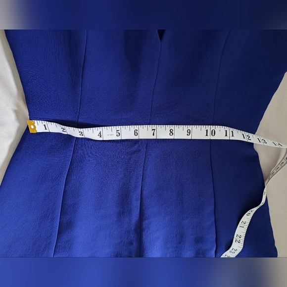 ARITZIA - WILDRED BLUE CAP SLEEVE JAPANESE CREPE DRESS - SIZE 0 - Picture 5 of 5